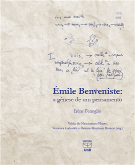 ÉMILE BENVENISTE: A GÊNESE DE UM PENSAMENTO